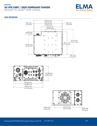 3U VPX CMFF / SAVE COMPLIANT CHASSIS Deployable Platform Engineered | PDF