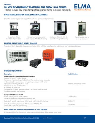3U VPX DEVELOPMENT PLATFORM FOR SOSA 1.0 & CMOSS | PDF