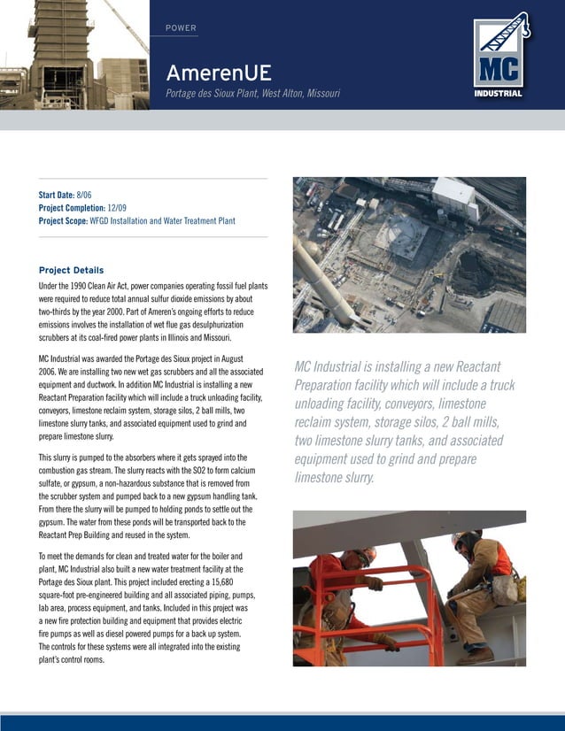 Data Sheet Ameren Ue