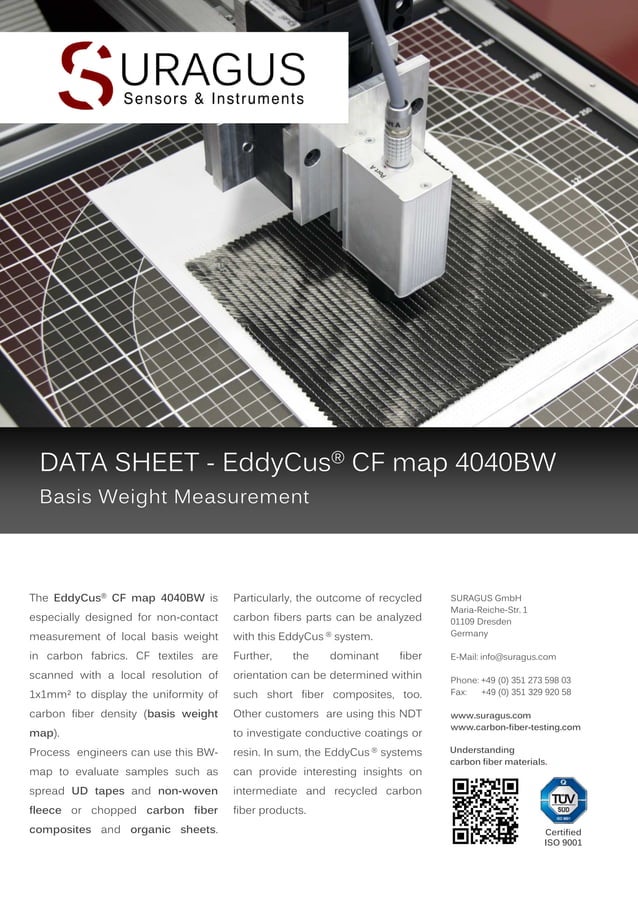 Basis Weight Measurement of Carbon Fibers by EddyCus CF map 4040BW PDF