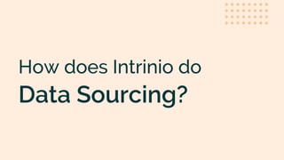How does Intrinio do
Data Sourcing?
 