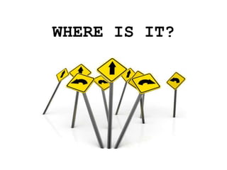 WHERE IS IT? 
 