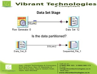 Data Set Stage
Is the data partitioned?
 