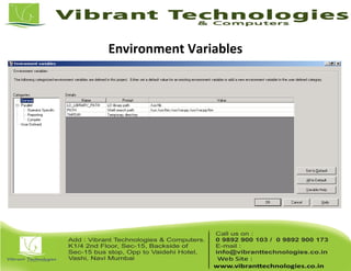 Environment Variables
 