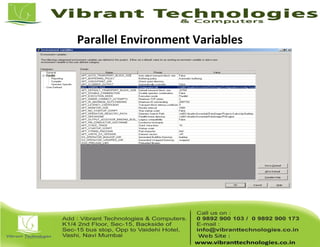 Parallel Environment Variables
 