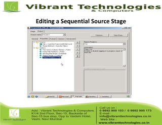 Editing a Sequential Source Stage
 