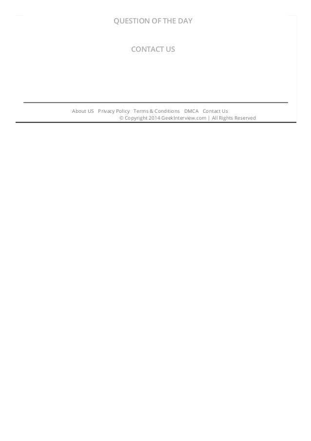 scenario question