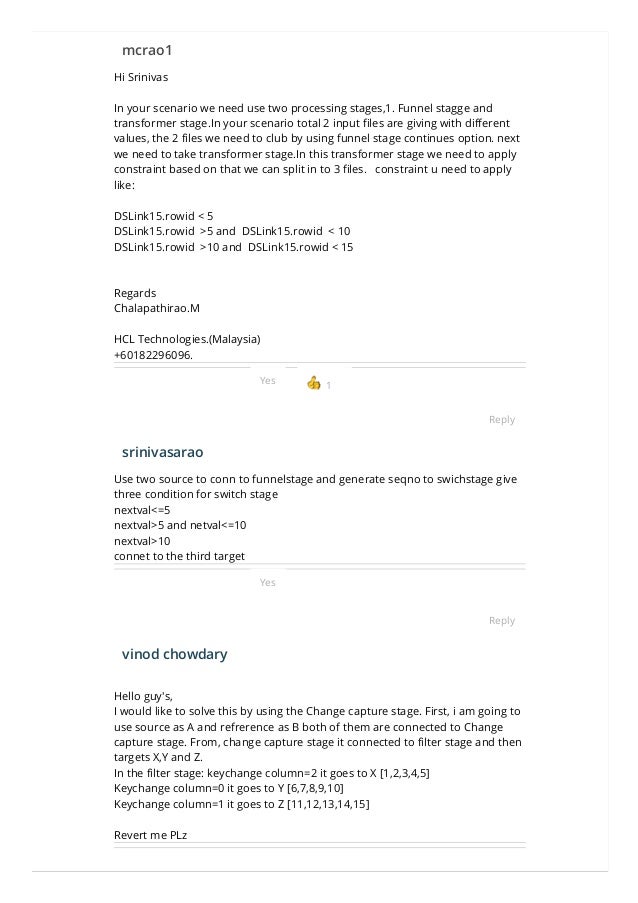 scenario question