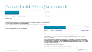Cassandra Job Oﬀers (I’ve received)
© 2015 DataStax, All Rights Reserved.
 16
 