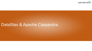 3
DataStax & Apache Cassandra
 