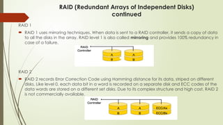 DATA STORAGE DESCRIPTION FOR DATABASE MANAGEMENT SYSTEMS | PPTX