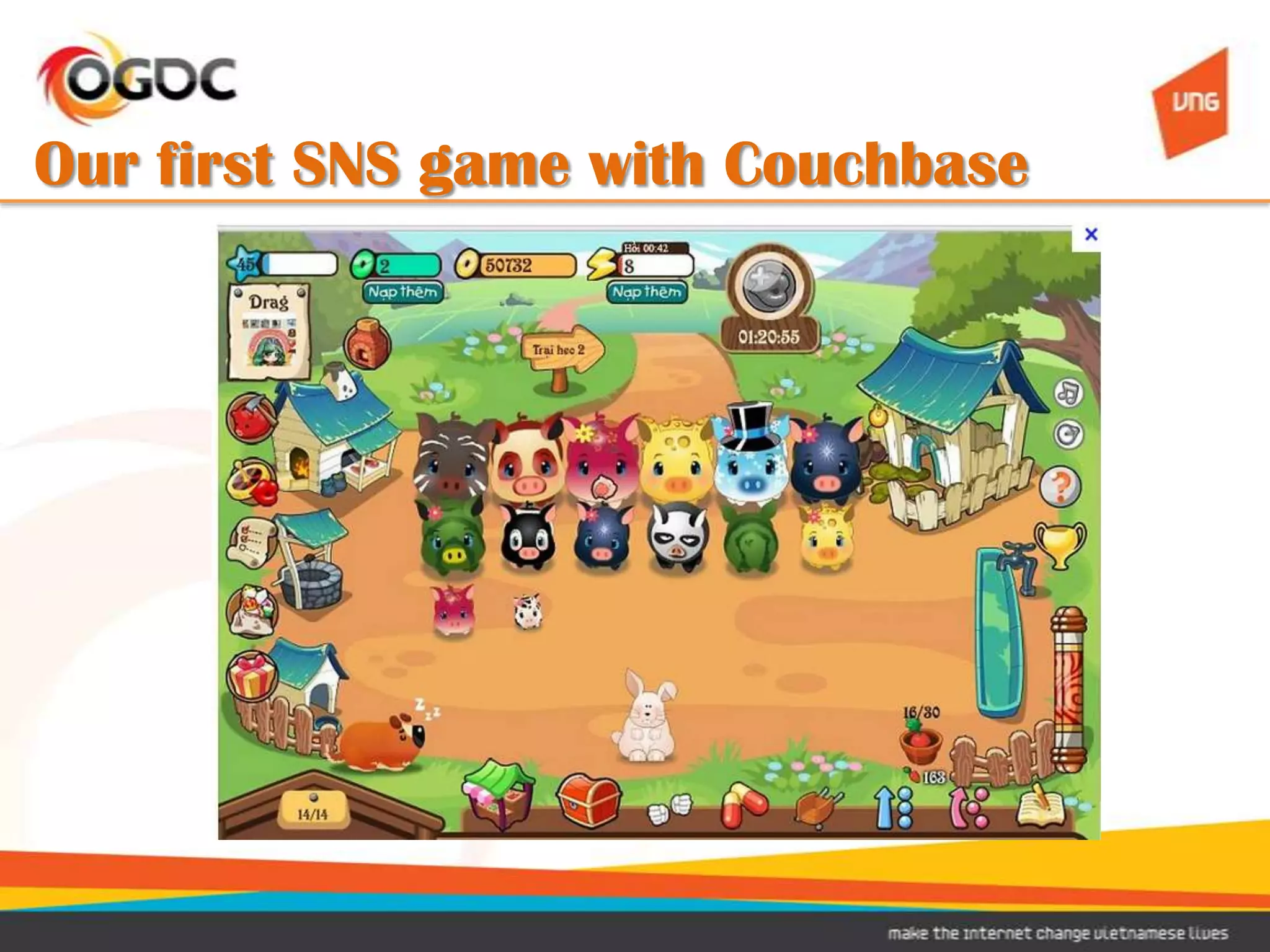 Our first SNS game with Couchbase
 