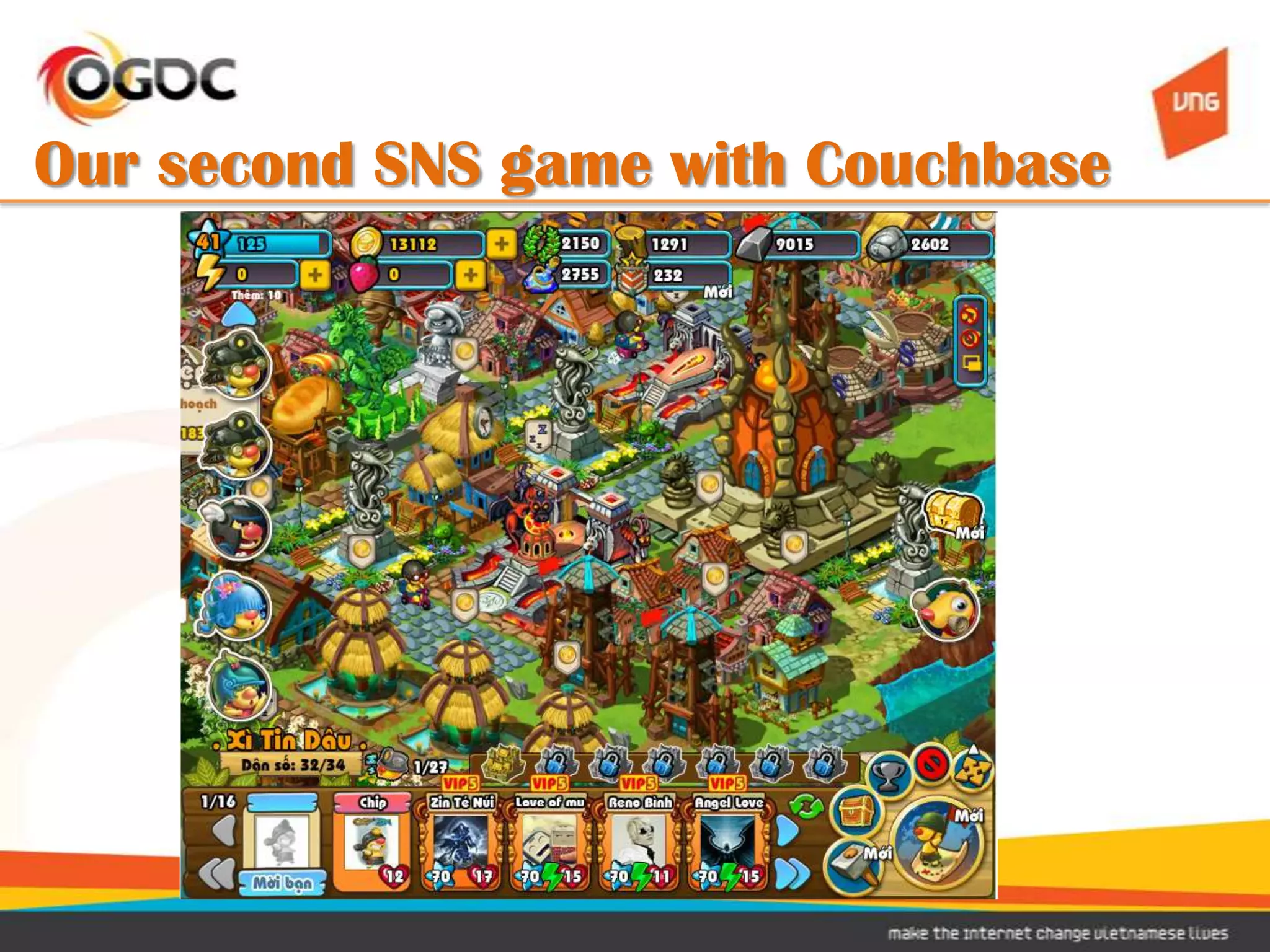 Our second SNS game with Couchbase
 