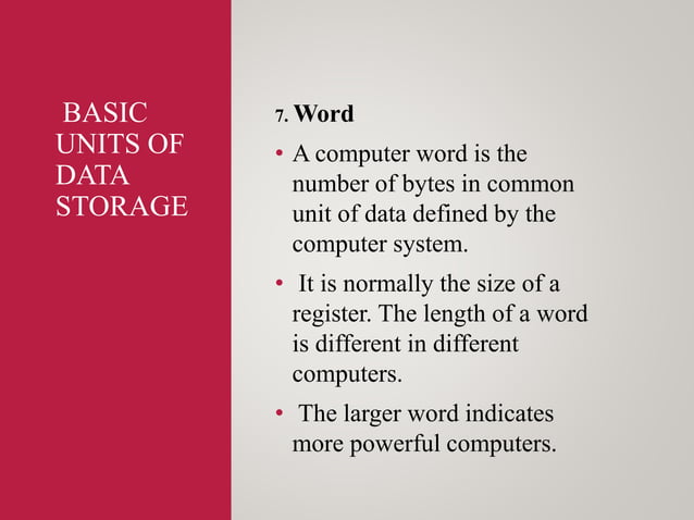 Data_Storage_Units_and_System_Components.pptx | Data Storage and ...