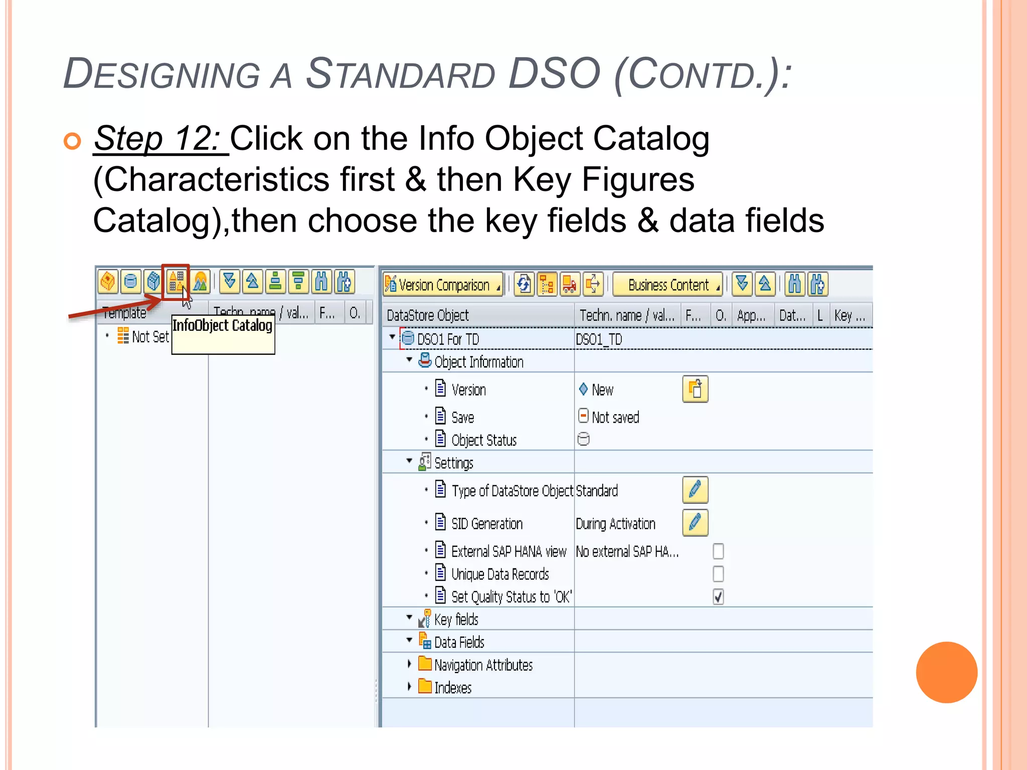 SAP BW - Data store objects | PPTX