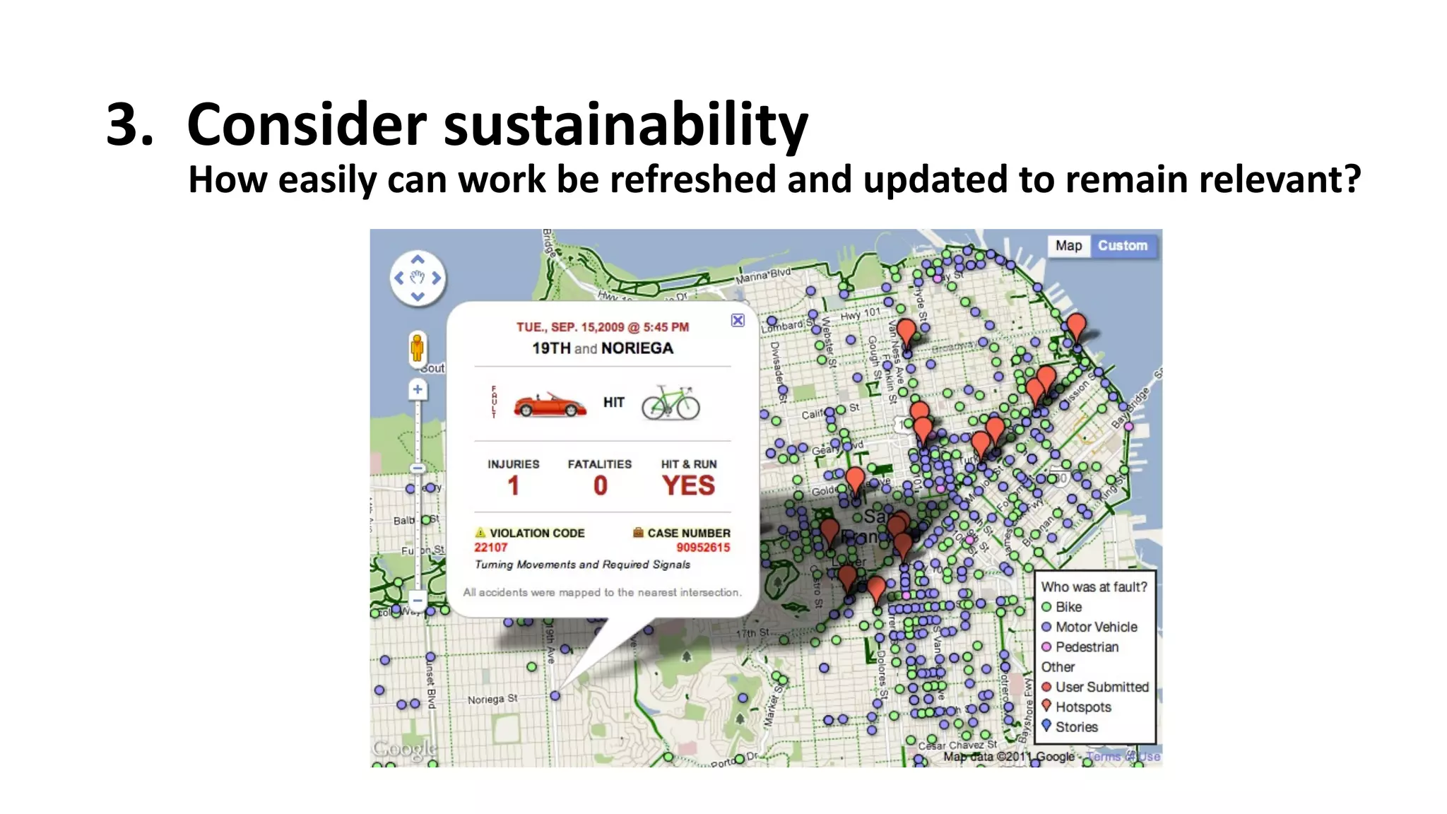 3.
Â
 Consider
 sustainability
How
 easily
 can
 work
 be
 refreshed
 and
 updated
 to
 remain
 relevant?