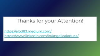 Thanks for your Attention!
https://alod83.medium.com/
https://www.linkedin.com/in/angelicaloduca/
 