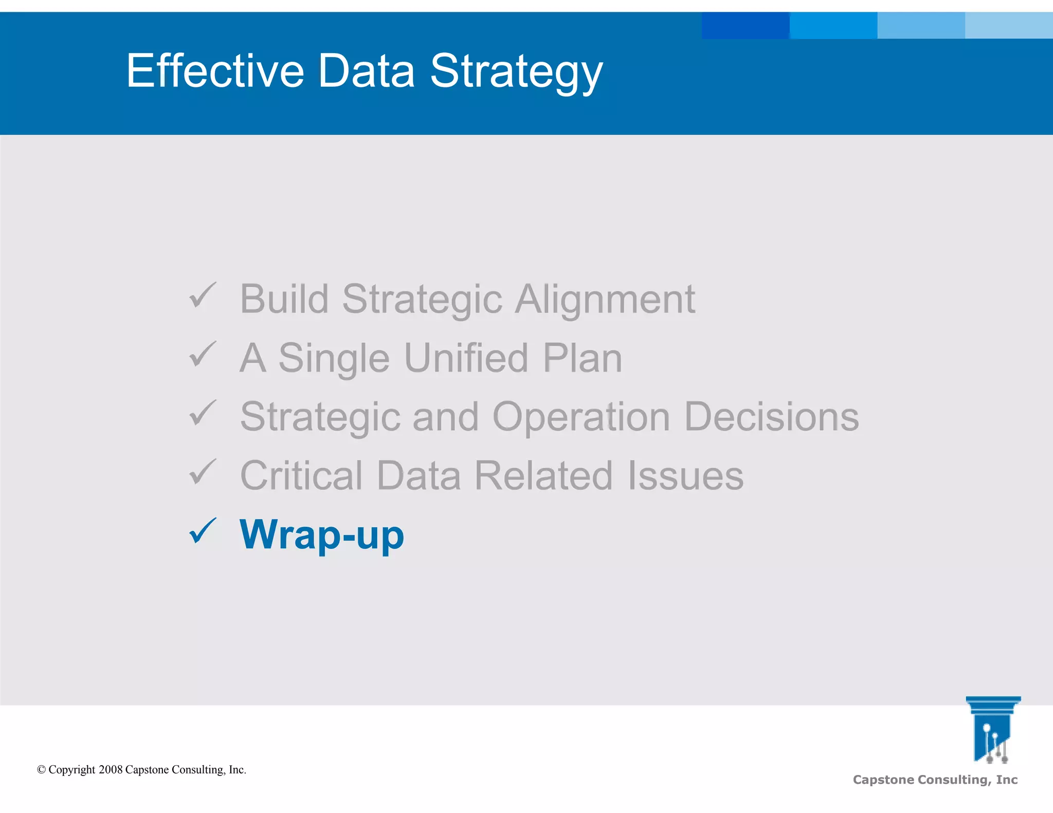 Data Strategy
