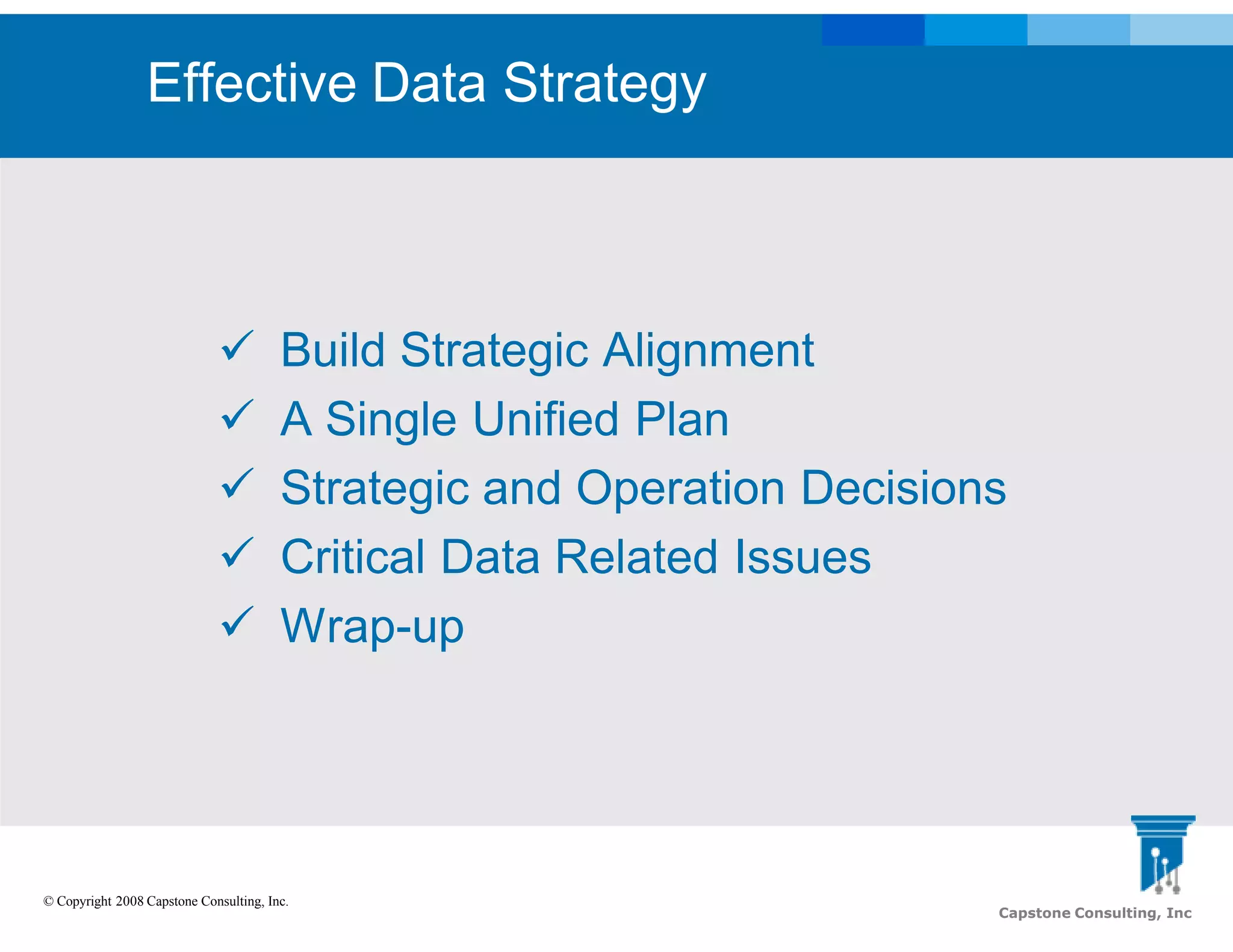 Data Strategy