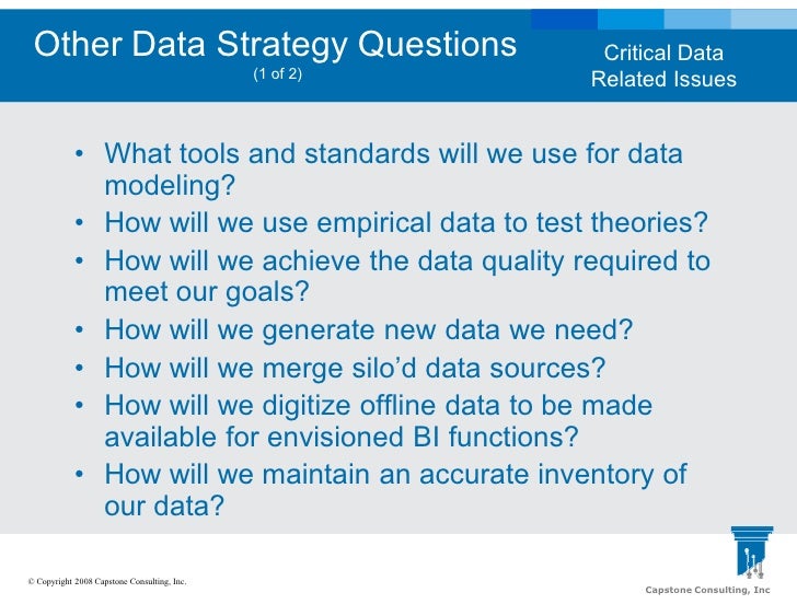 Data Strategy Template data strategy
