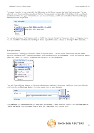 Datastream charting getting started | PDF