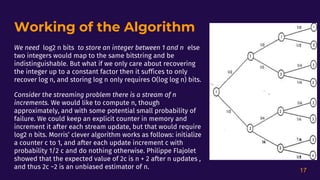 Data streaming algorithms | PPTX