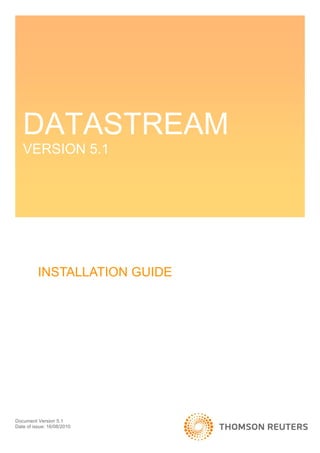 Datastream installation guide | PDF