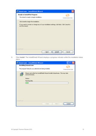 Datastream installation guide | PDF