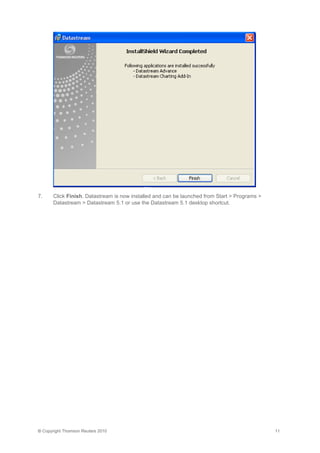 Datastream installation guide | PDF