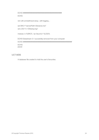 Datastream installation guide | PDF