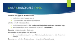 Data struchers and algorithms | PPT