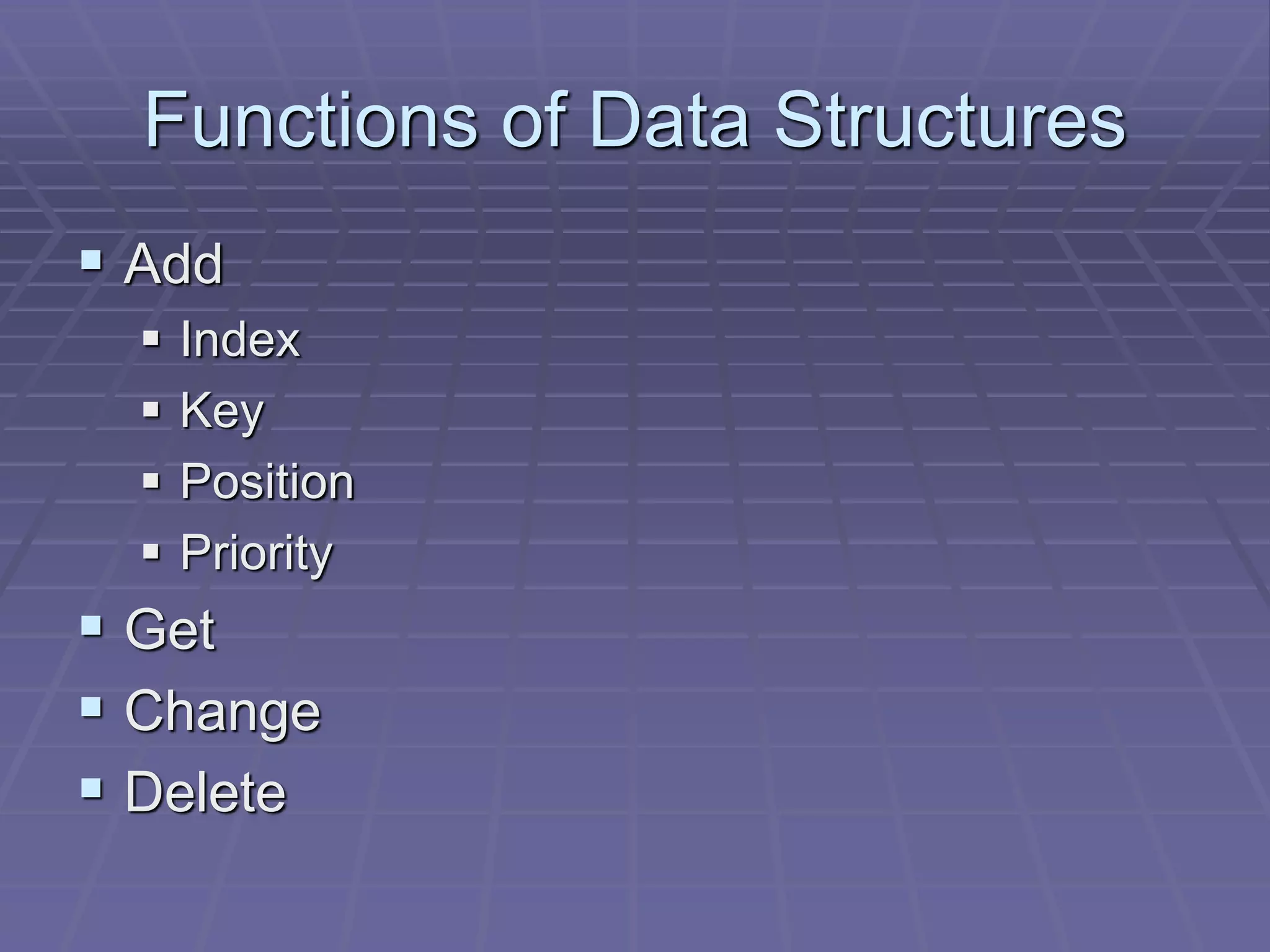 BASICS OF DATA STRUCTURE | PPT