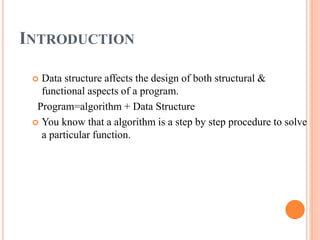 Data structure study material introduction | PPT