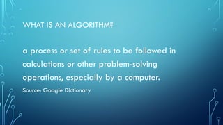 Comprehensive Introduction to Algorithms: Concepts, Characteristics ...