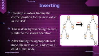 Binary search tree definition operation.pptx
