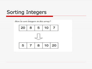 Sorting Integers
 