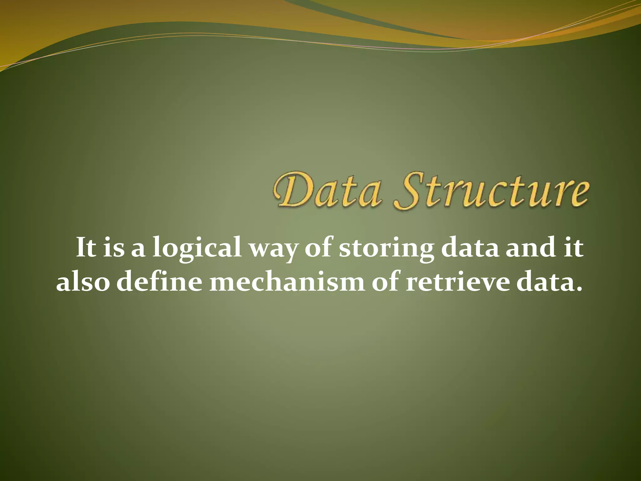 Data structure | PPTX
