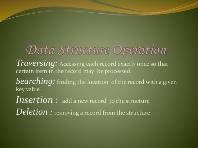 Data structure | PPT