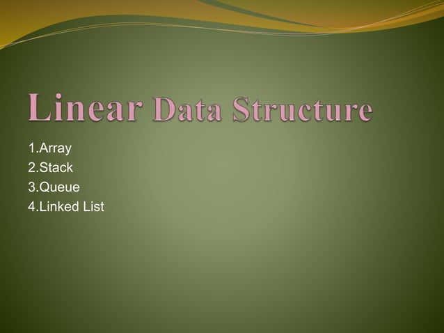 Data structure | PPT