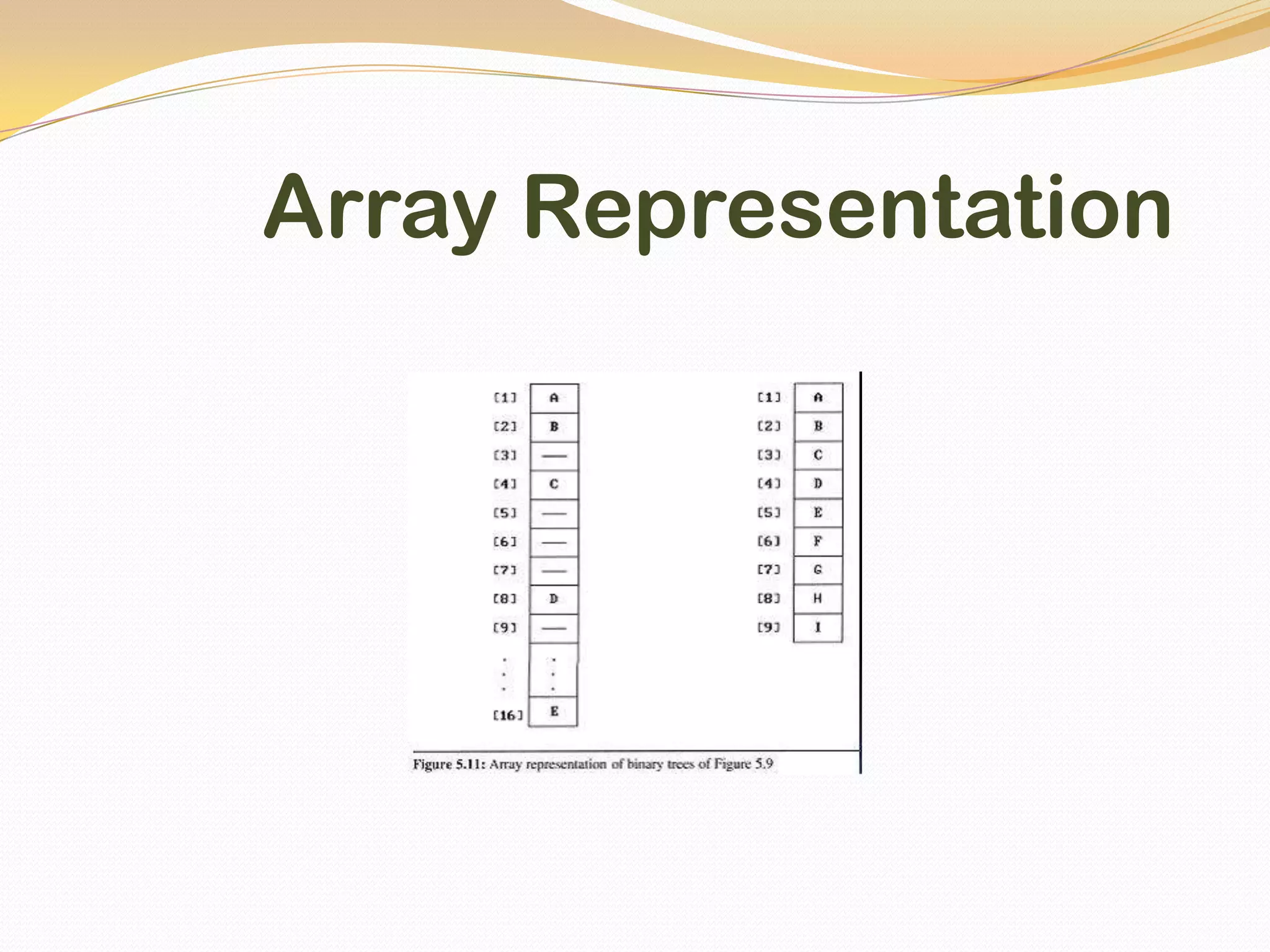          Array Representation