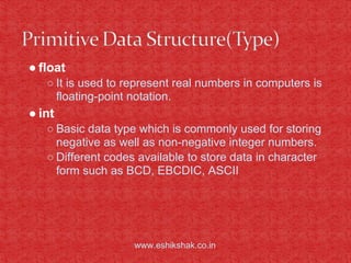 Data structure | PPT