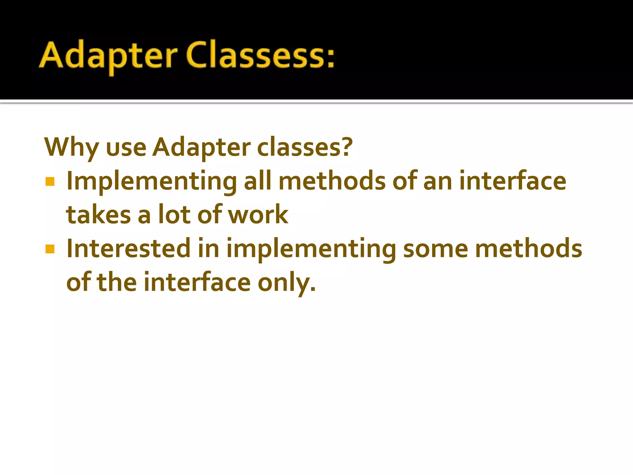 Event Handling in Java | PPTX