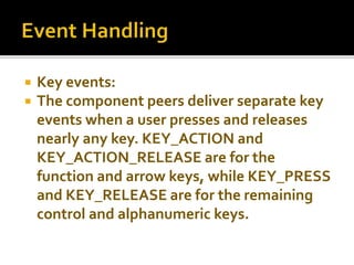 Event Handling in Java | PPTX | Programming Languages | Computing