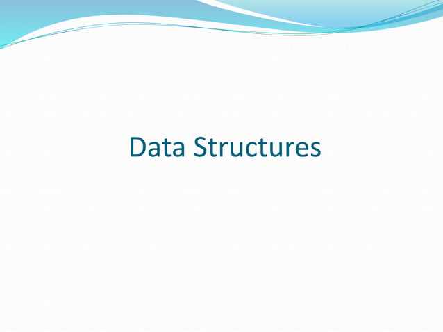 Data Structures | PPT