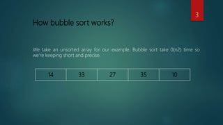 Bubble sort | Data structure | | PPT