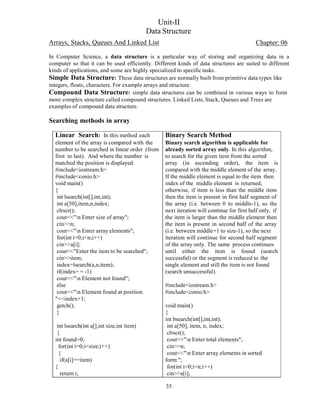 DATA STRUCTURE CLASS 12 COMPUTER SCIENCE | PDF image.