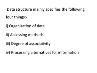 Data structure