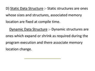 Data structure