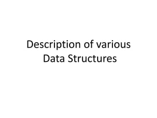 Data structure