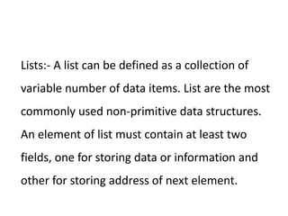 Data structure